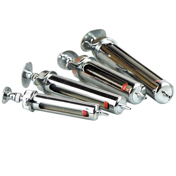 VETERINARY METAL SYRINGE