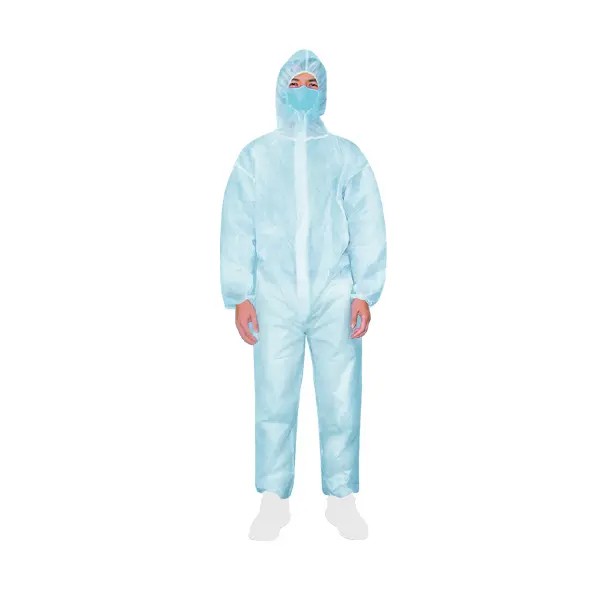 Disposable coating coverall, blue Disposable coating coverall, blue