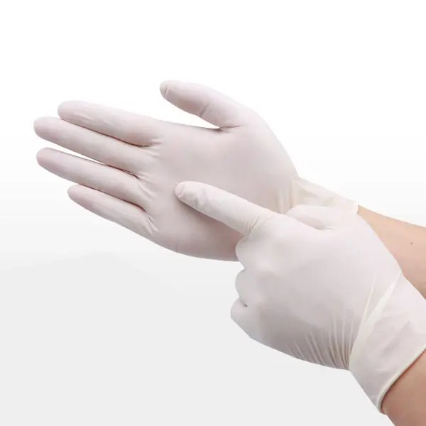 Disposable latex gloves Disposable latex gloves