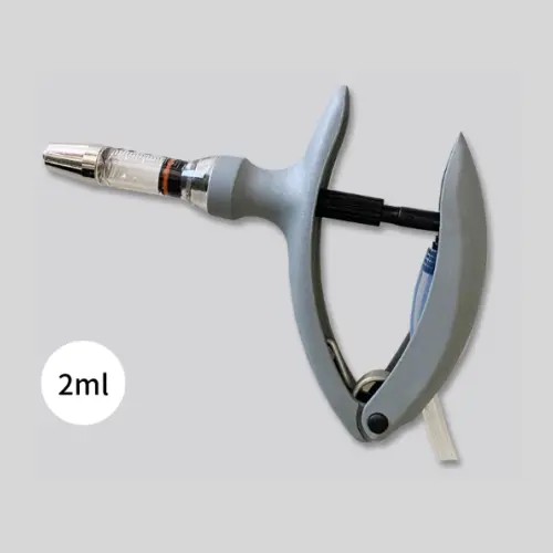 Continuous syringe with tube Continuous syringe with tube